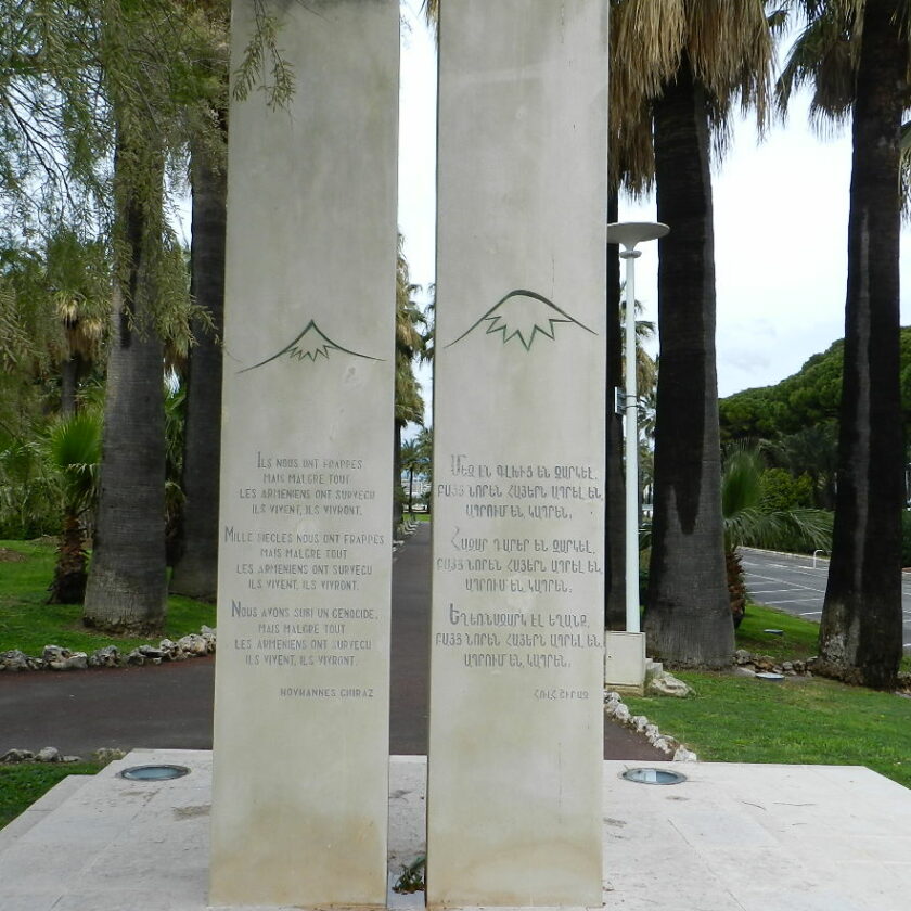 Mémorial du génocide à Cannes